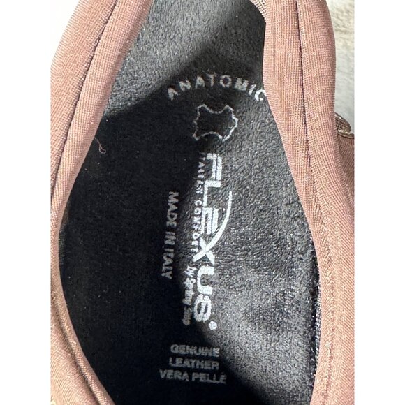 Flexus womens size 8.5 anatomic strappy sandels brown - Picture 6 of 16